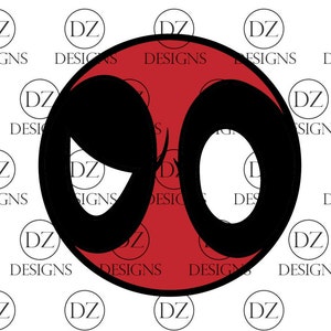 Icono de máscara de Deadpool - SVG / EPS / AI para cortadores de vinilo