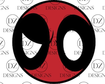 Deadpool Mask Icon - SVG / EPS / AI for vinyl cutters