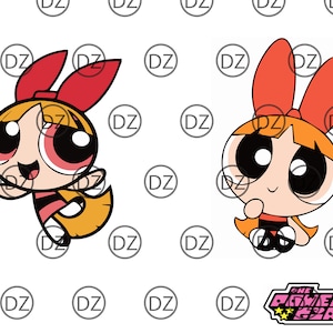 Powerpuff Girls,Blossom Bundle and Powerpuff Girls logo - SVG / EPS / AI for vinyl cutters.