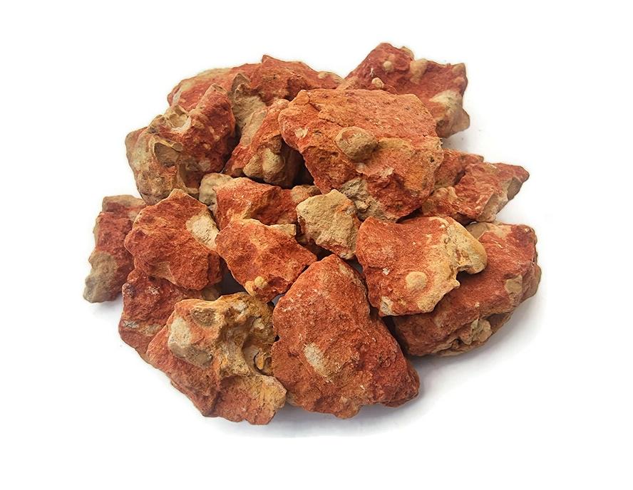 Orange Iron Oxide Pigment Rocks, Hand Foraged From Great Ocean
