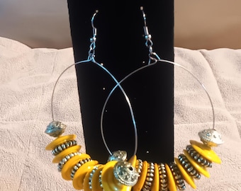 African Hoop Earrings