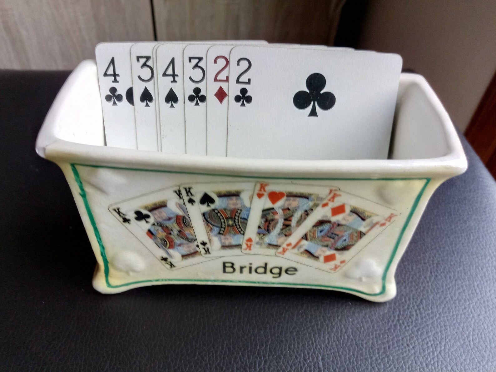 Vintage Bridge Playing Card Holder Etsy UK