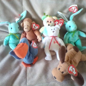 TY Tiny Beanie Babies in Gift bag