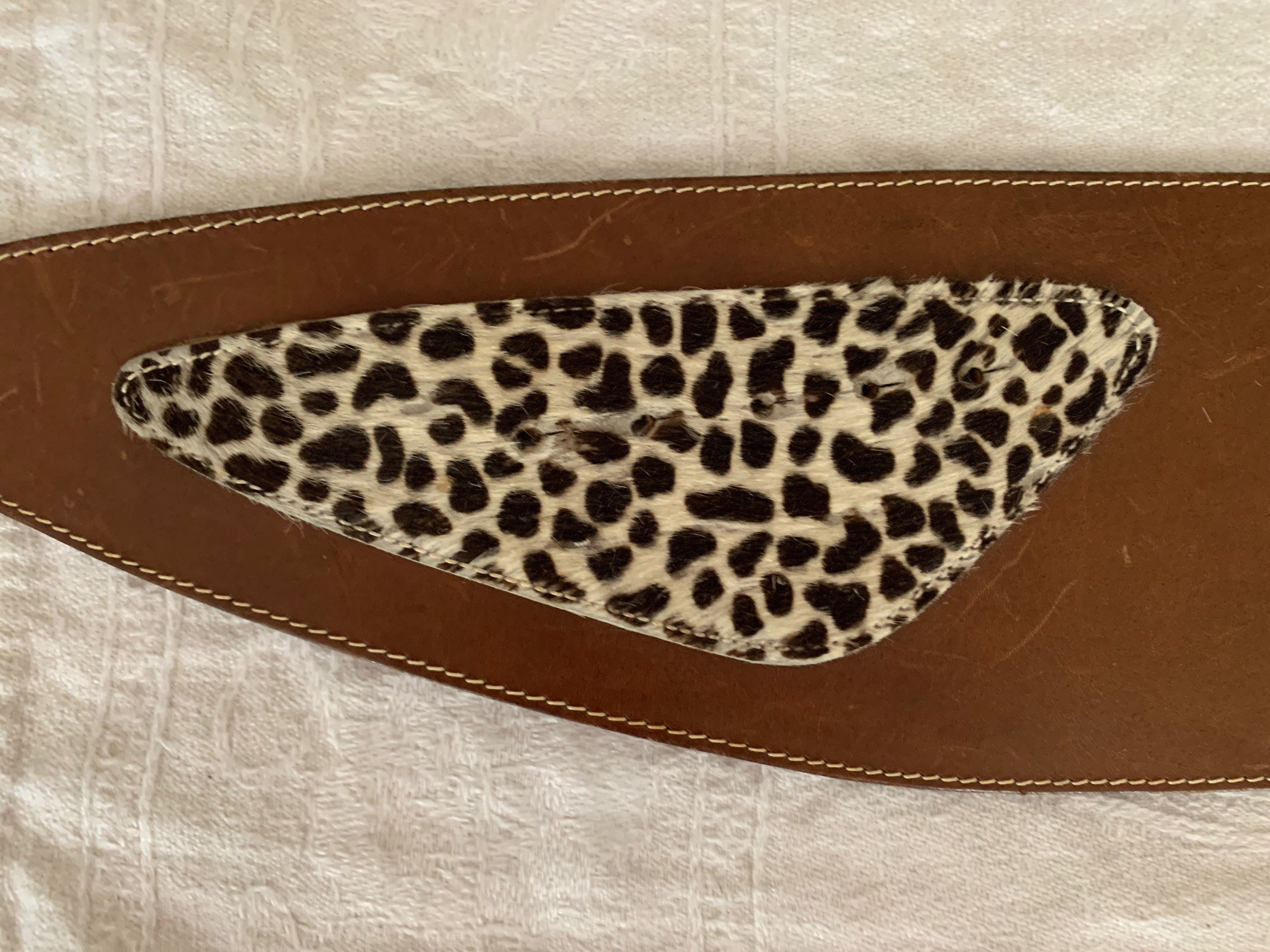 ADoppia Vita Leopard Print Belt boho chic Adoppia Bita Leopard Print Belt - Etsy main image 3