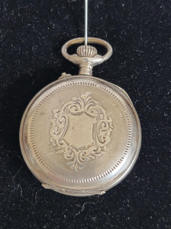 Antique Swiss Silver Pocket Watch - Gem