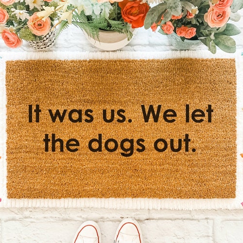 A Lot of Kids Doormat / Funny Doormat / Funny Mat / Etsy