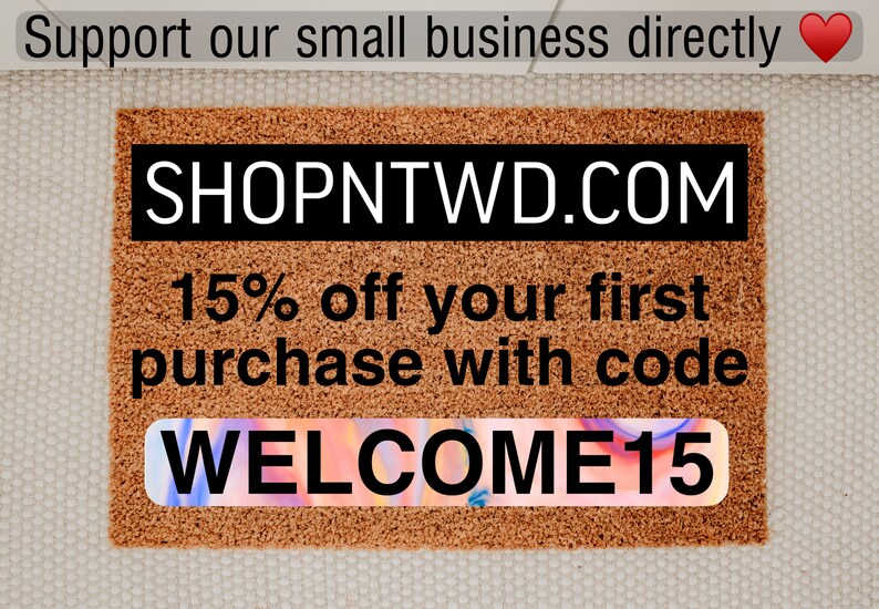 Hope You Called First Doormat / Funny Doormat / Funny Door Mat image 2