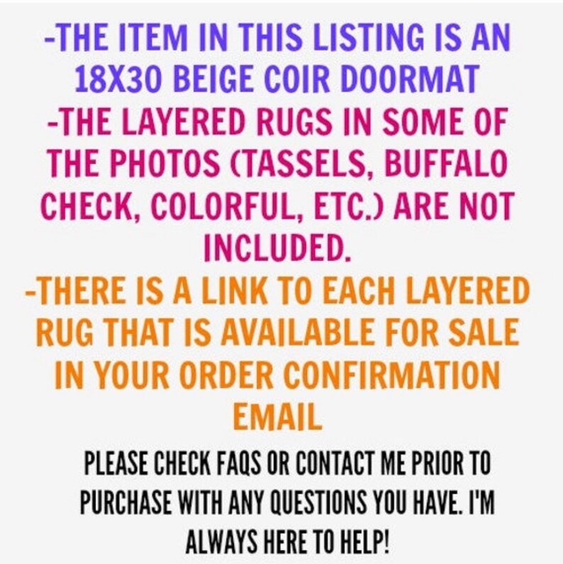 Hope You Called First Doormat / Funny Doormat / Funny Door Mat image 7