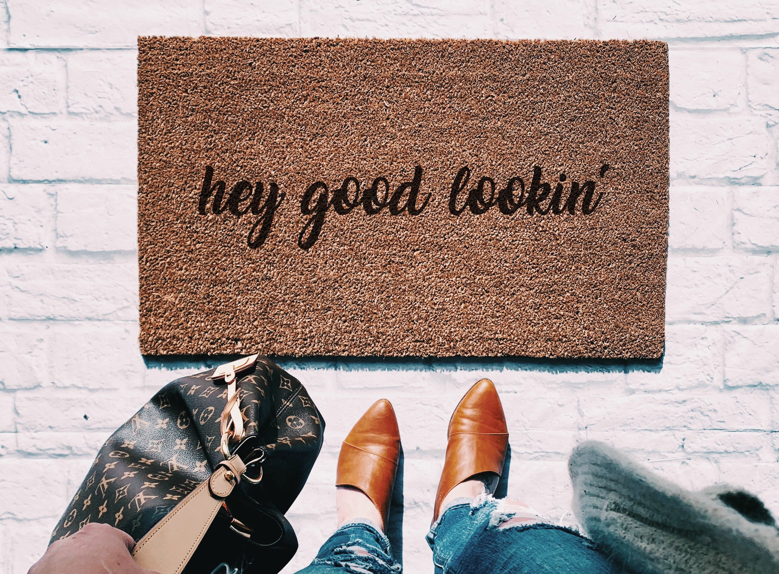 Hey Good Lookin' / Mat / Funny Doormat / Etsy