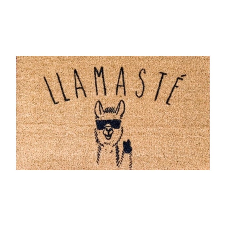 Llamaste Doormat / Llama Mat / Llama Home Decor / Etsy
