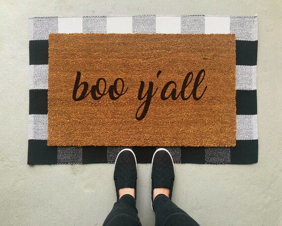 Boo Y'all Doormat