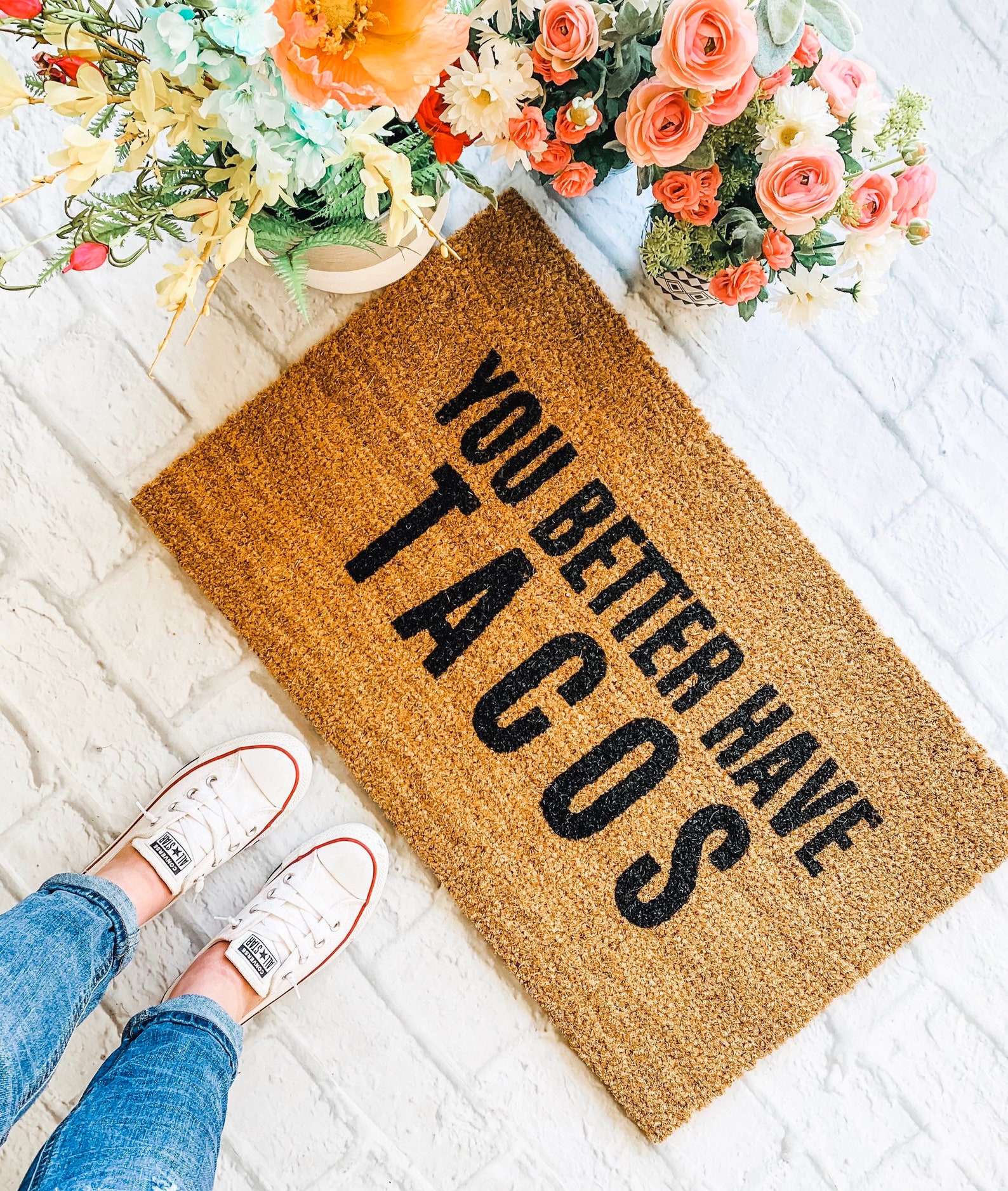 Better Have Tacos Doormat / Funny Doormat / Taco Mat / Etsy