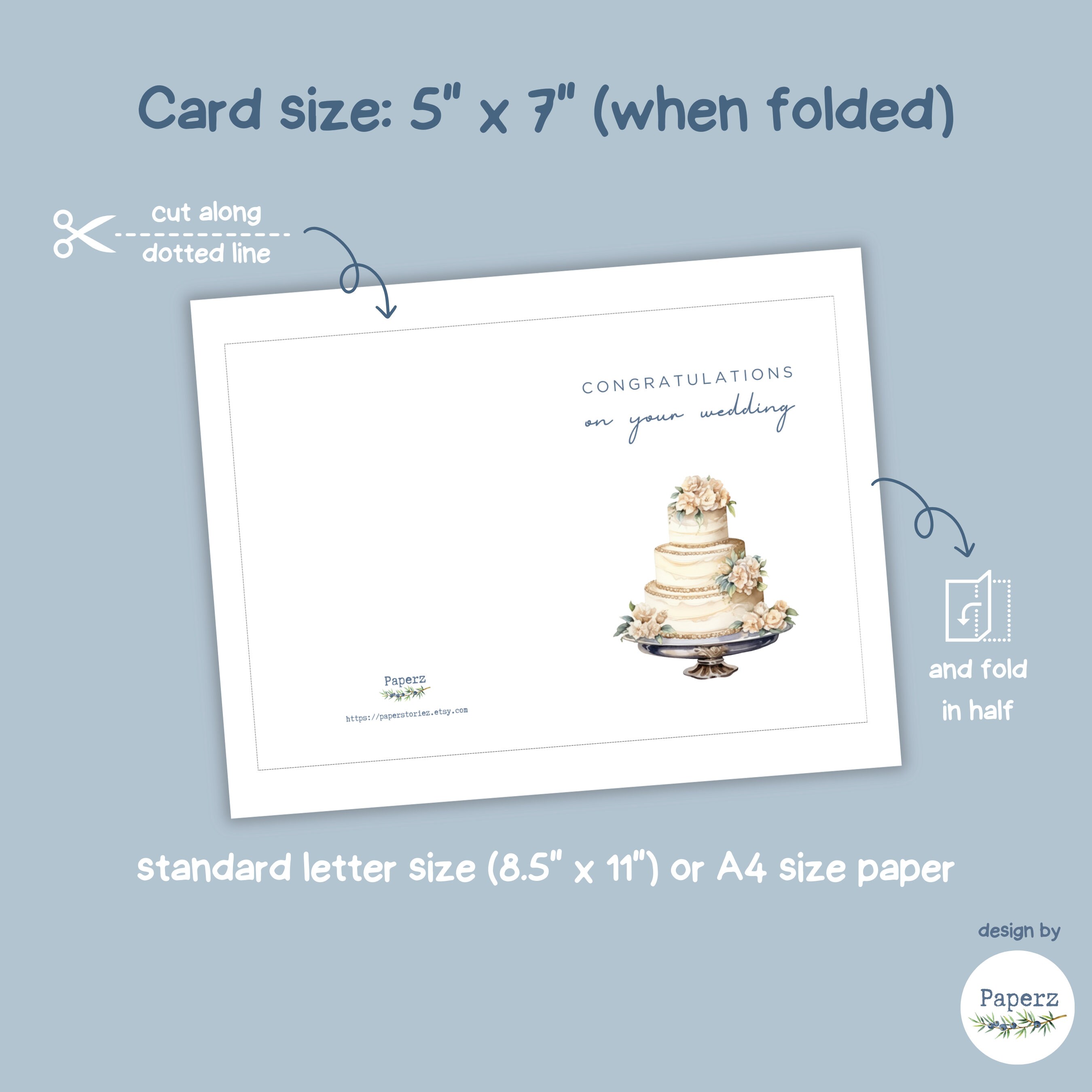 Printable Wedding Card Newlyweds, Marriage Wedding Wishes ...