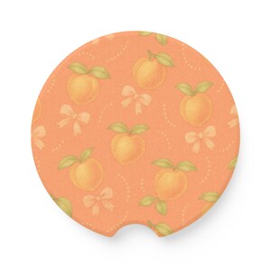 Peachy Soapstone Car Coaster