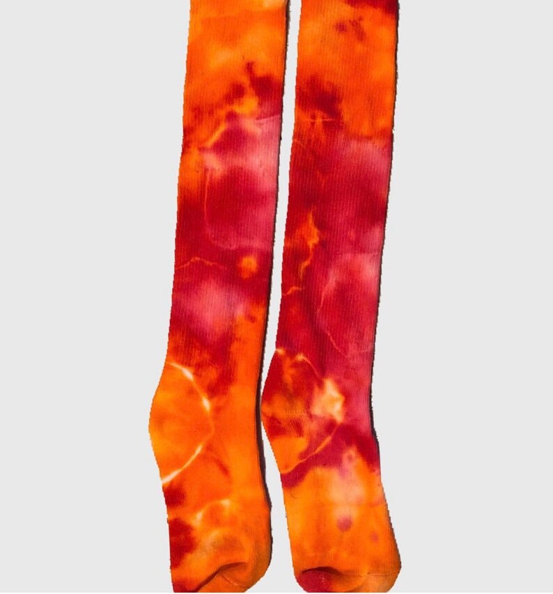 Psychedelic Knee High Socks