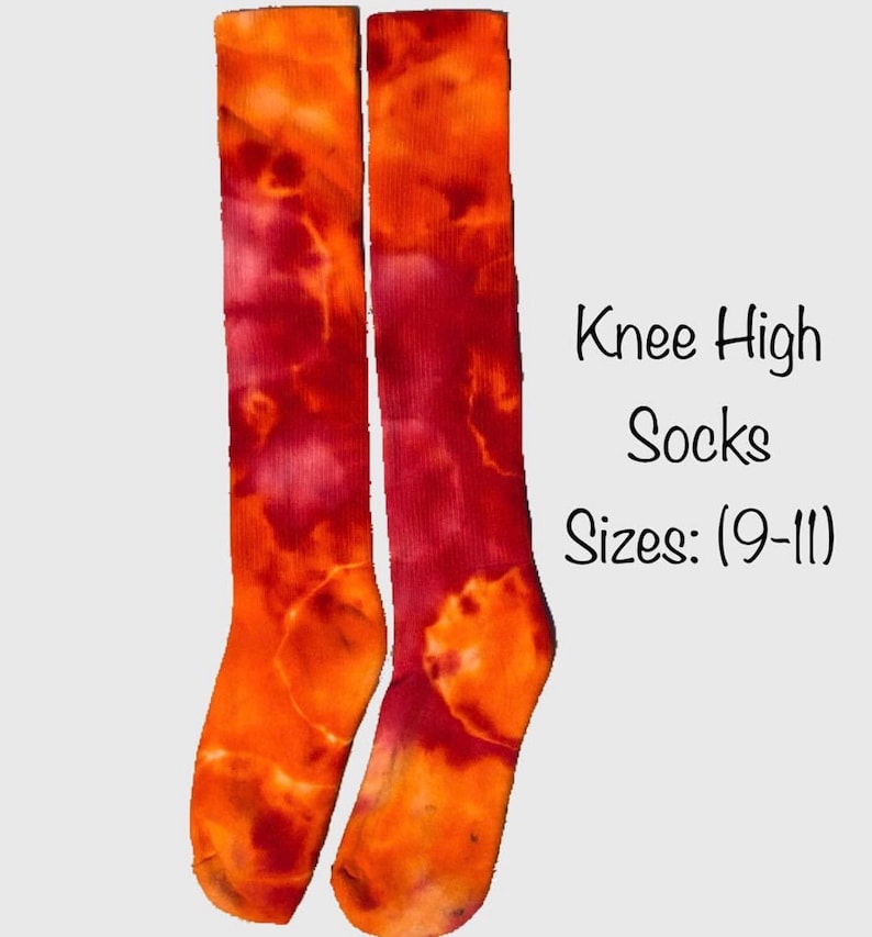 Psychedelic Knee High Socks