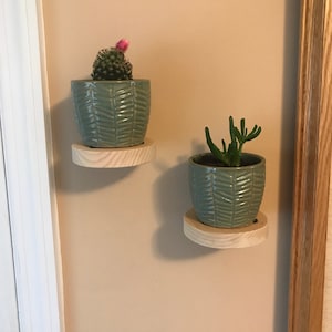 Pinewood Floating Shelves Set Of 2 You Choose Stain Color Perfect for Living Room, Den, Study