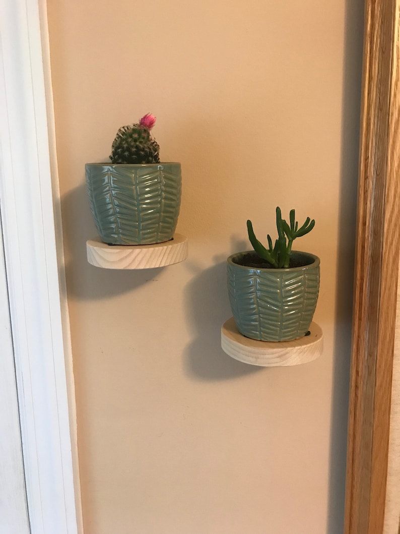 Pinewood Floating Shelves Set of 2 You Choose Stain Color Etsy