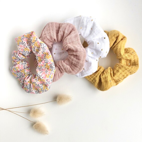 Chouchou Scrunchie Elastique Pour Cheveux Enfant Ou Adulte Etsy France