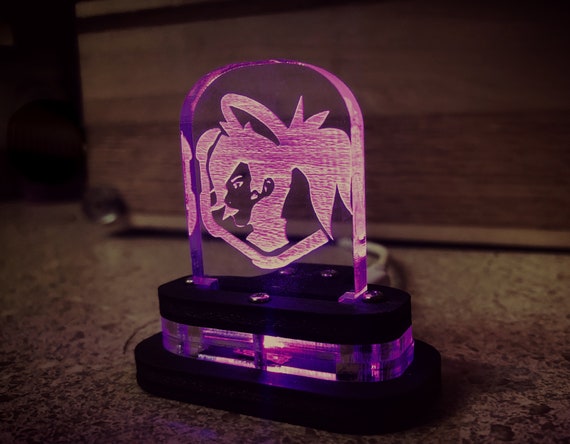 Mercy Mini Desk Lamp Tiny Led Night Light 2x2 Inches Usb Plugs Etsy