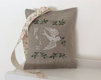 Counted stitch embroidery “Dove of Peace”