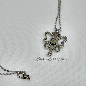 Collana con olio essenziale di roccia lavica e libellula / Gioielli per ansia e stress / Regalo per lei / Gioielli per aromaterapia