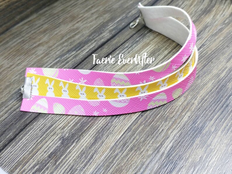 Colorful Easter Eggs RTS Easter Bunny /& Eggs Faux Leather Cuff Bracelet Rabbit Easter Gift Idea Easter Bunny Rabbit Bracelet