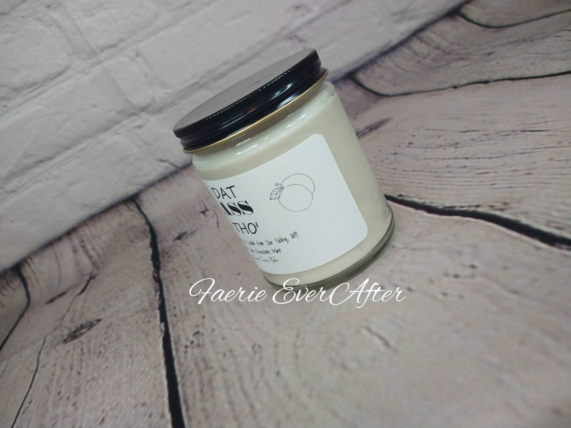 Dat Ass Tho Funny Soy Wax Candle For Her Valentines Etsy