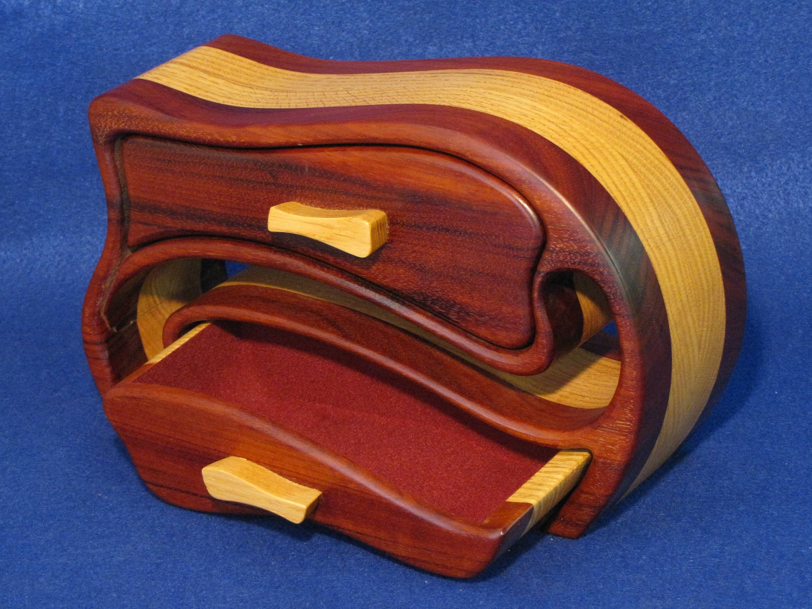 Pattern For Two Drawer Band Saw Jewelry Box With Hidden rawer Etsy