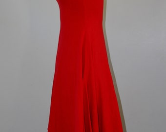 Asymmetrical Dress With Wide Neckline or Bare Shoulders in Asymmetrical Dress With Wide Neckline or Bare Shoulders in