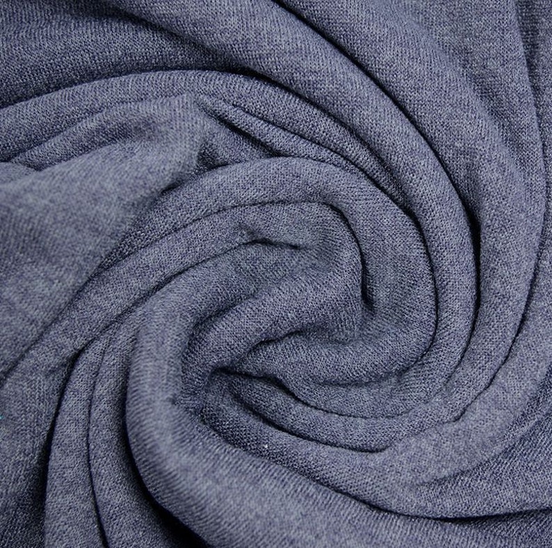 Pull asymétrique , déstructuré , plissé , gris souris , en lainage tricot image 10