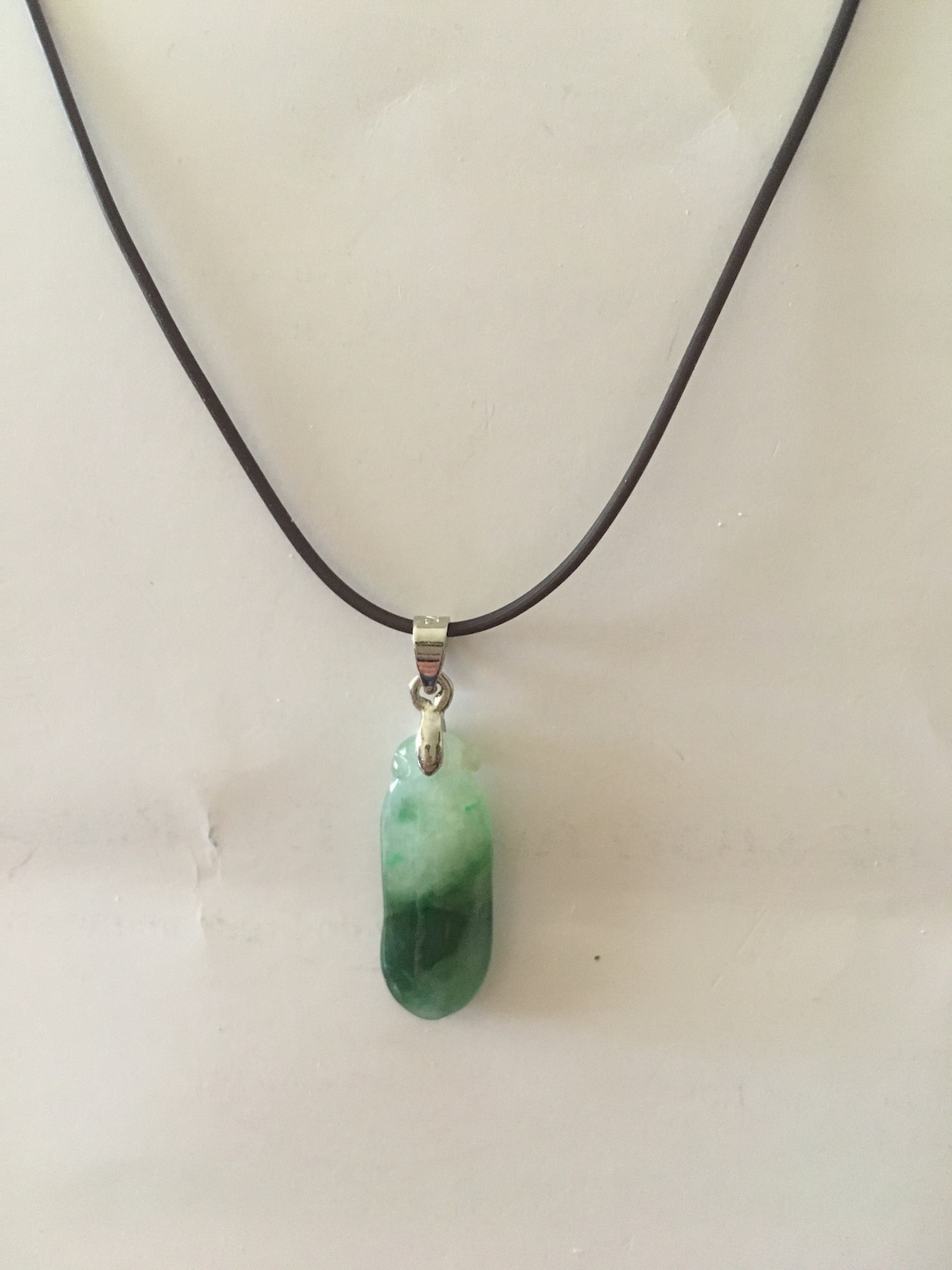 Jadeite Necklace, Black String Jade Necklace, Everyday Necklaces, Jade