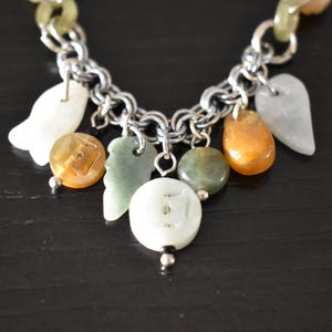 Jadeite Necklace, Metal Chain Jade Necklace, Everyday Necklaces, Jade Necklaces, Chain Necklaces