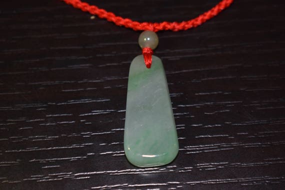 Jadeite Necklace Red String Jade Necklace Everyday Necklaces