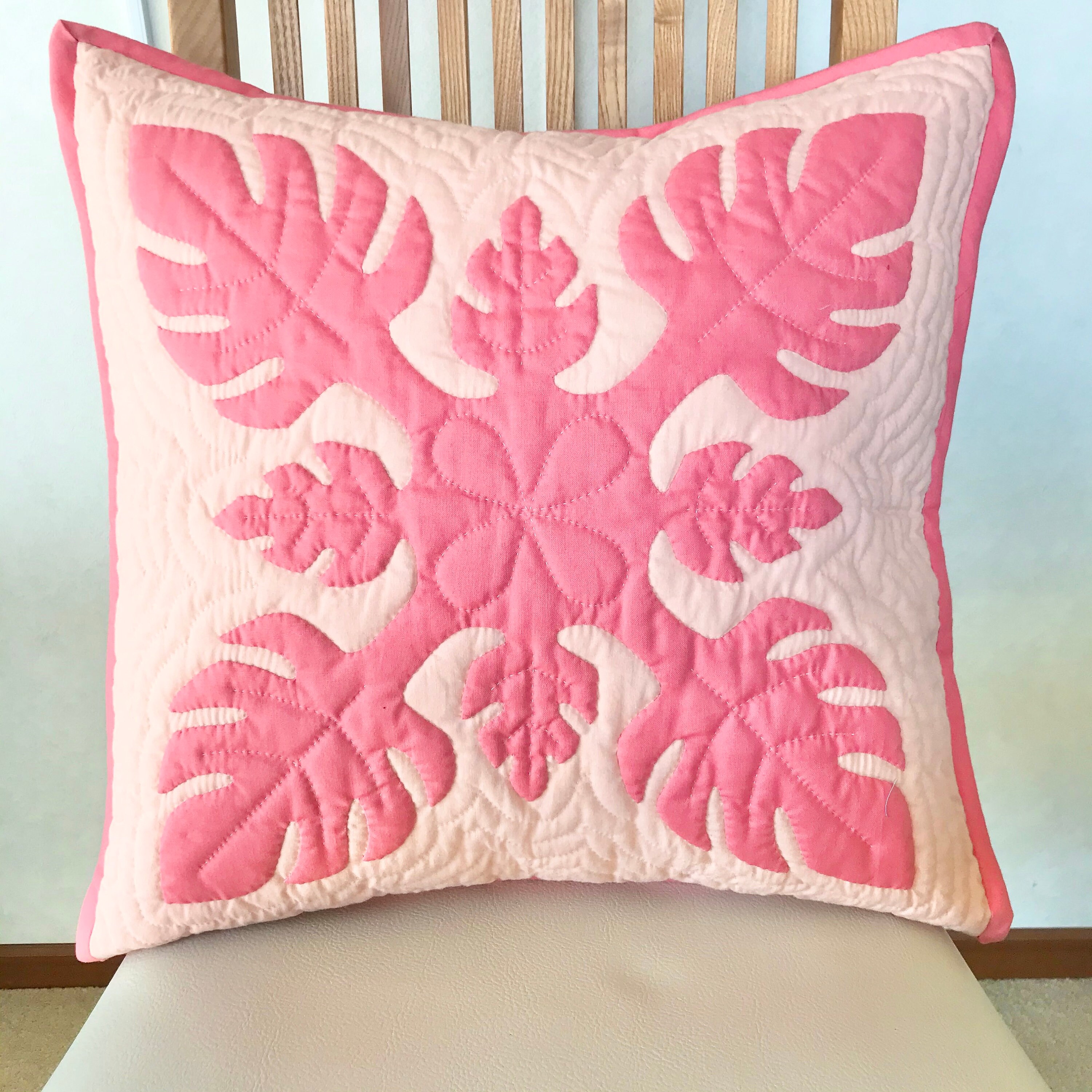 Hawaiian quilts MONSTERA pillow cover Etsy