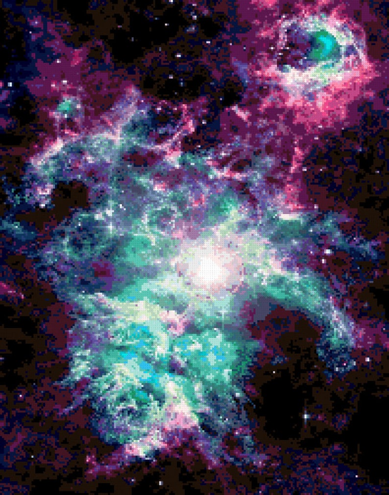 Фото на аву космос Nebula cross stitch pattern Astronomy galaxy space cross Etsy
