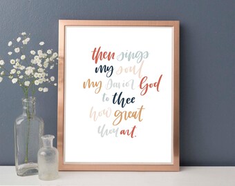 Qué grande eres - Digital Print