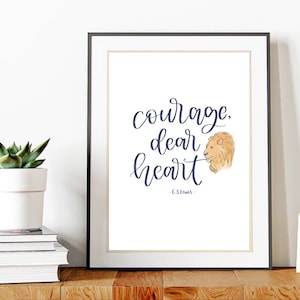 Coraggio, caro cuore - Stampa digitale CS Lewis