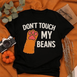 Protect the Beans Katzen Shirt: Lustiges Geschenk für Katzenliebhaber