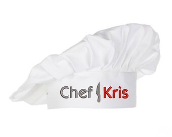 Personalized Embroidery Custom Chef Hat Adults Teens Chefskin Best Gift by CHEFSKIN