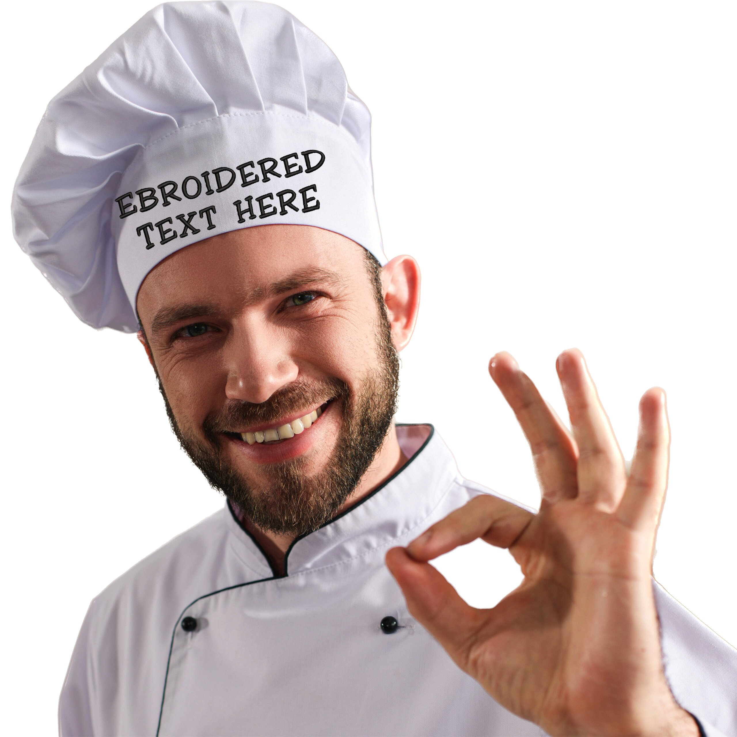 Aazon.co: Chef Hats Adults With Chef Logo Ebroidered For Baker, Sous