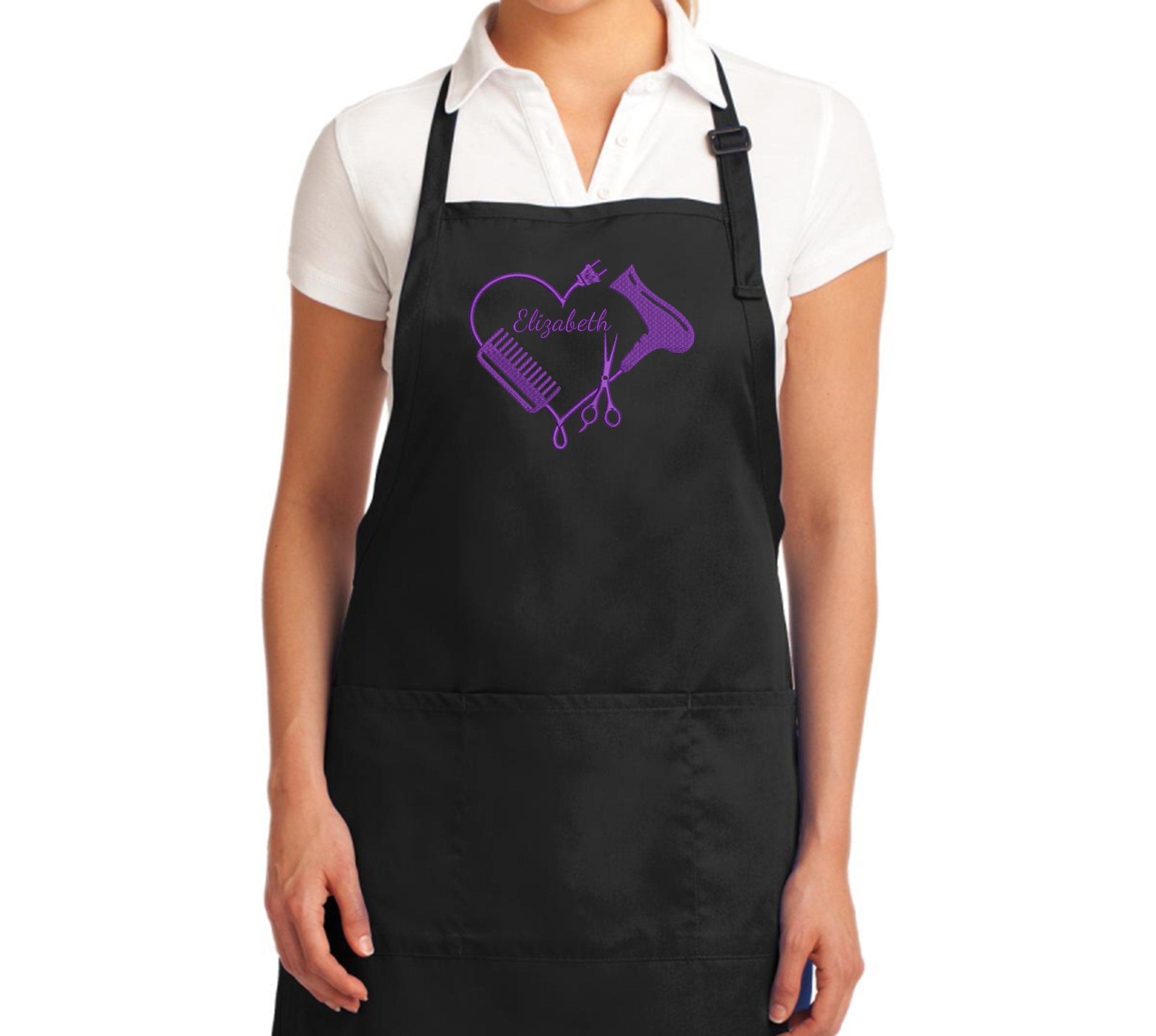 Custom hair stylist apron. Hair stylist apron. Hair stylist Etsy