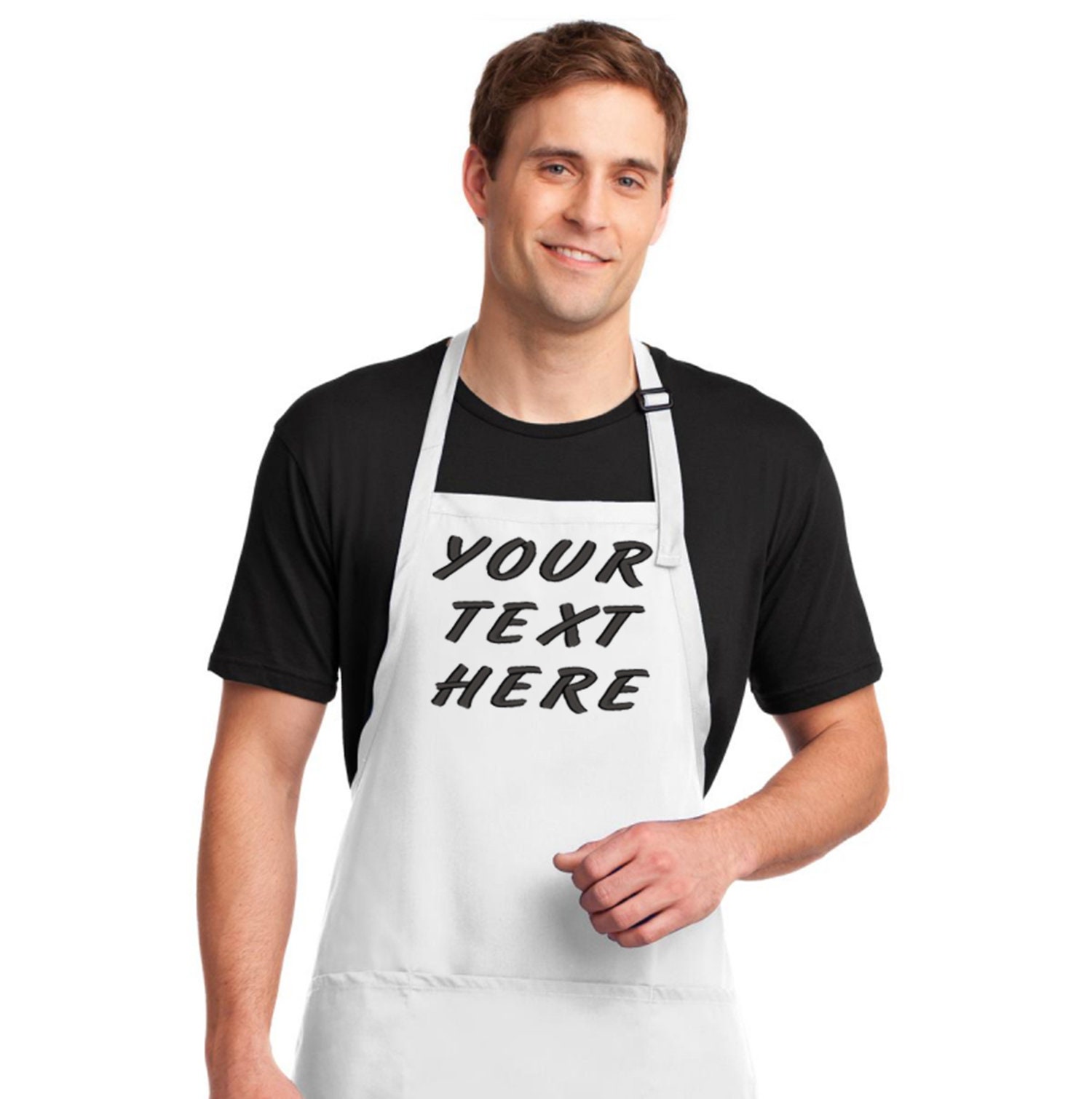 Your text Here Apron | Custom Apron | Personalized Apron | Customized…
