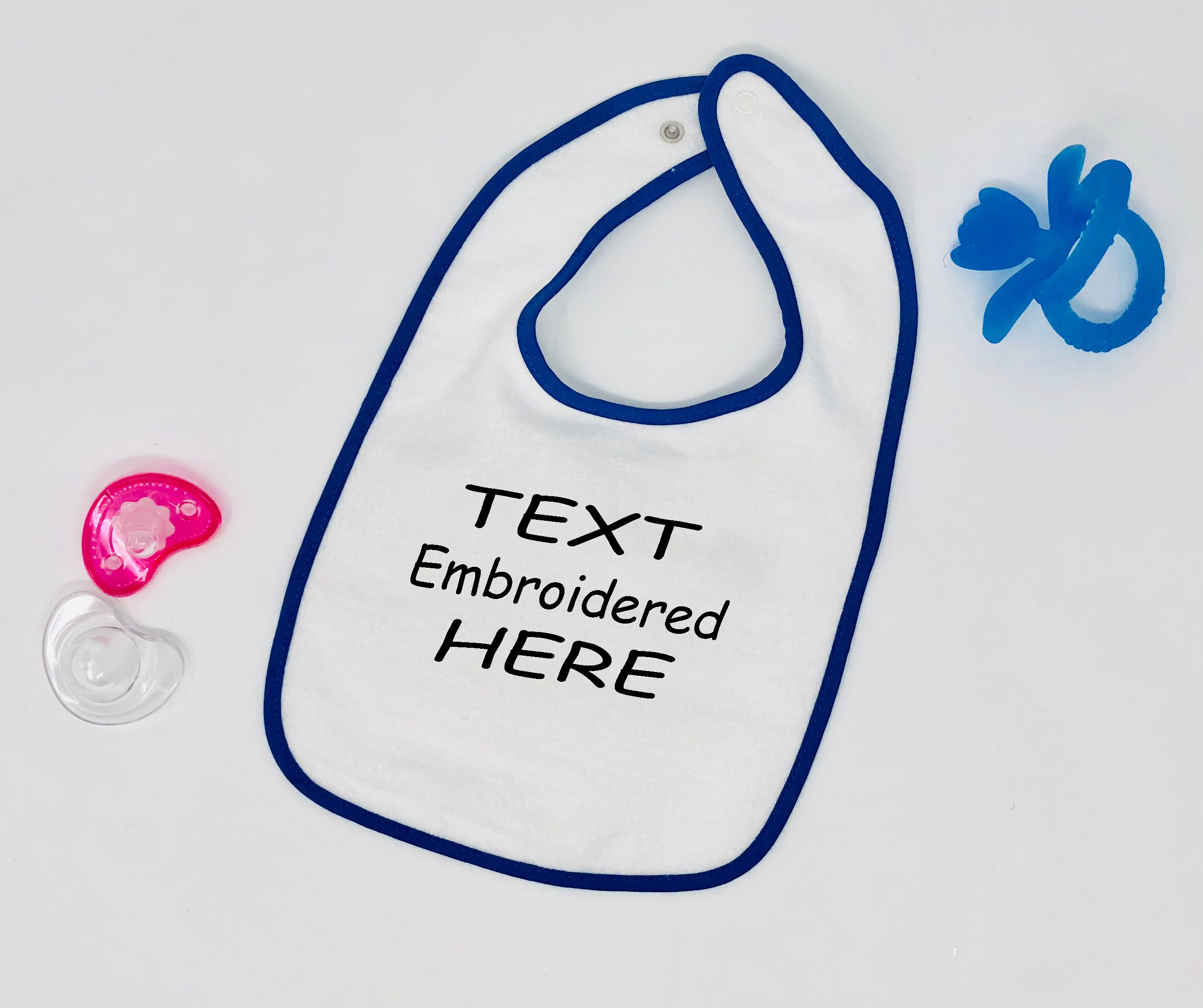 Embroidered Bibs with Name Personalized Baby Bib Etsy