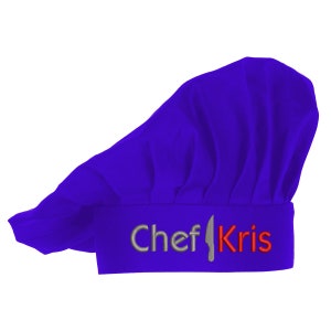 Embroidered Chef Hat with Custom Name a Great Gift Adult Premium Quality image 10