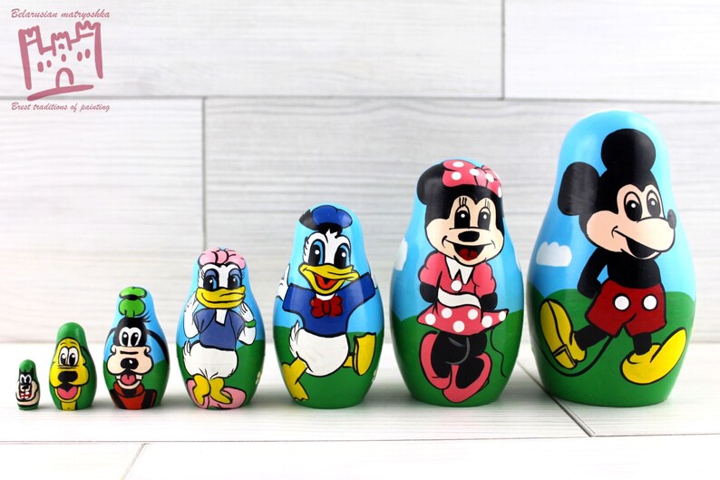 mickey mouse russian dolls