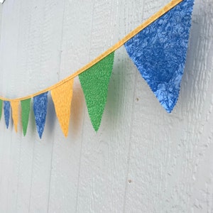 Summer Birthday Pennant Banner Bunting Decor Garland Flag Medium