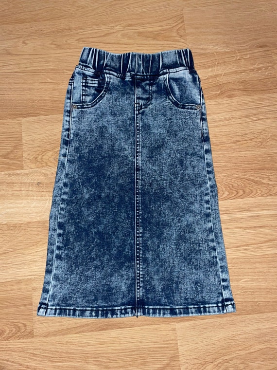 MARANT ÉTOILE Vicson acid-wash denim mini skirt | THE OUTNET