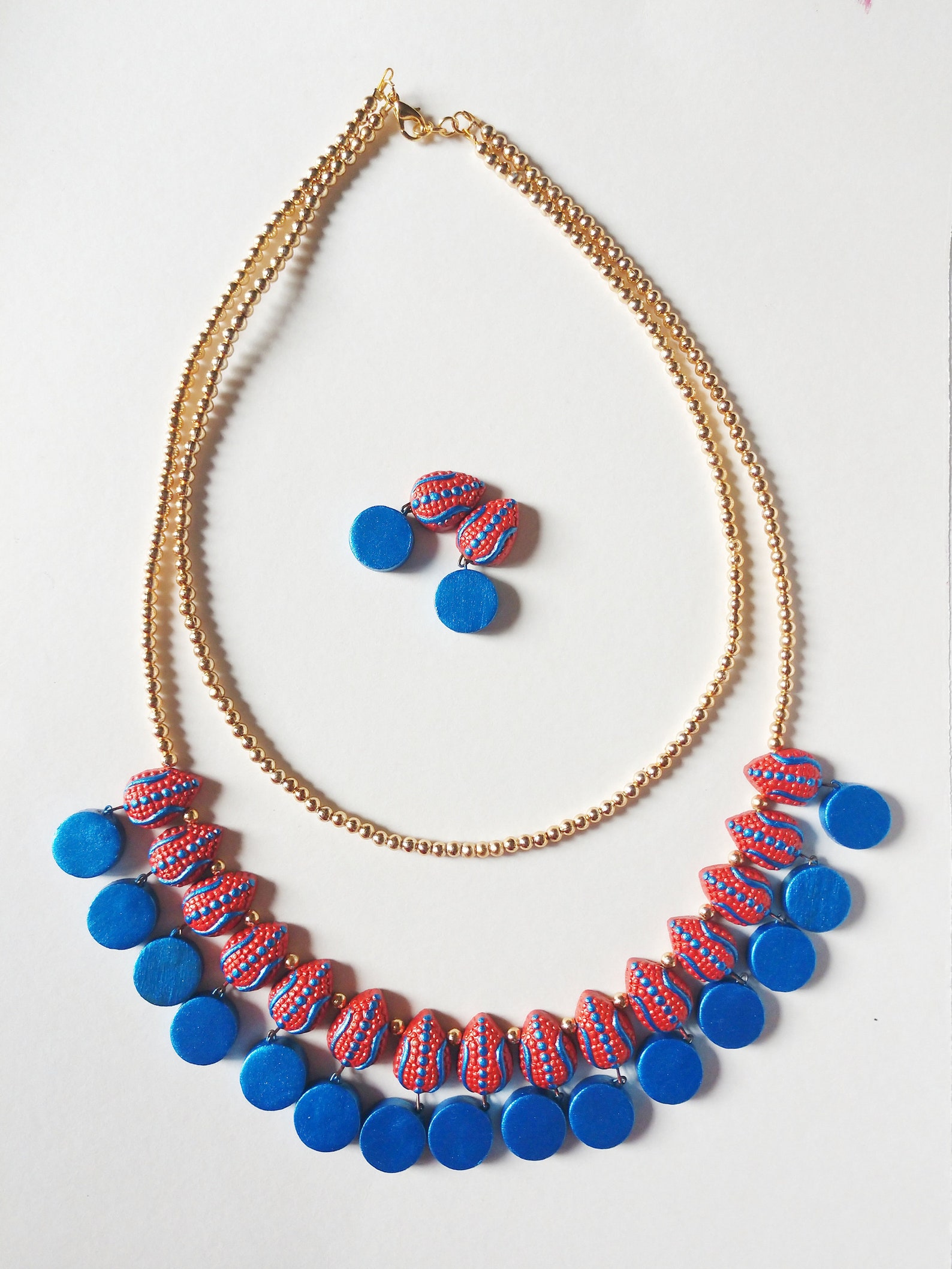 Terracotta Jewelry. Terracotta. Chokar. Clay Jewelry. Handmade Etsy