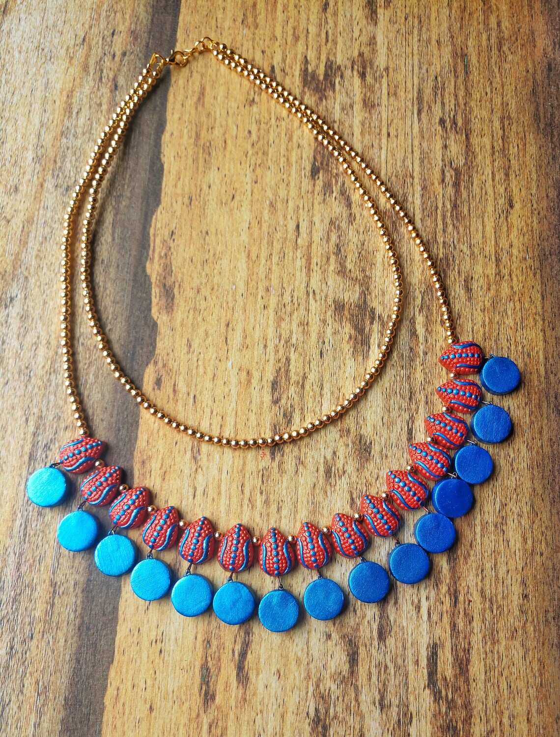 Terracotta Jewelry. Terracotta. Chokar. Clay Jewelry. Handmade Etsy